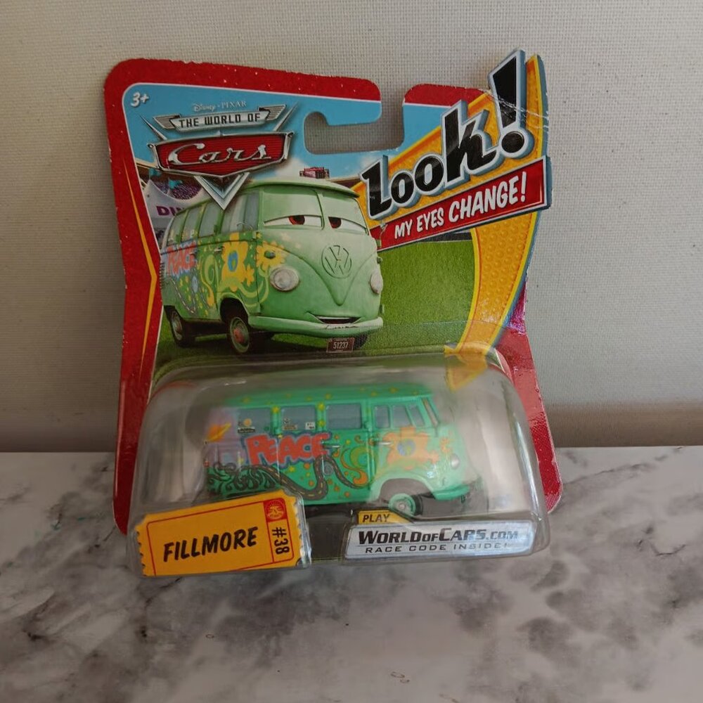 Mattel Disney Pixar Cars Lenticular Eyes #38 Fillmore Die Cast Car